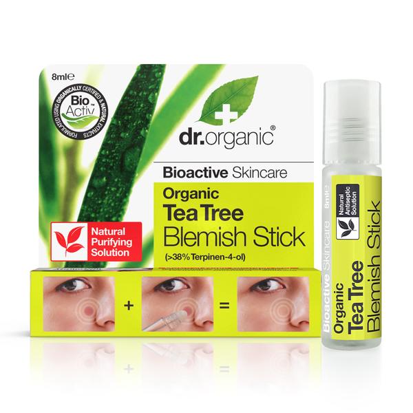 Stick para acné de Árbol de Té - 8 ml. Dr. Organic. Herbolario Salud Mediterranea