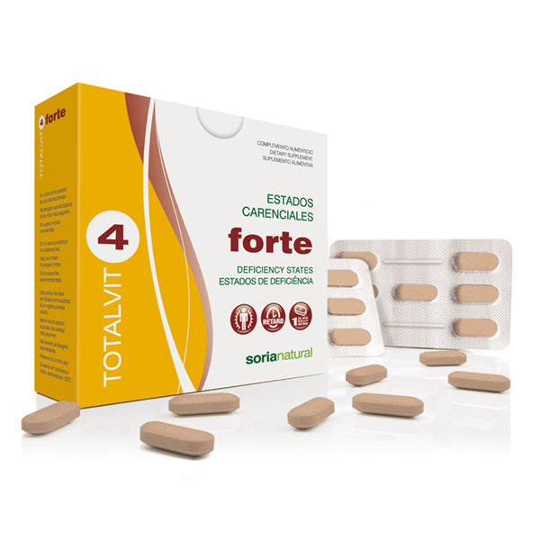 Totalvit 04. Forte - 28 Comprimidos. Soria Natural. Herbolario Salud Mediterranea
