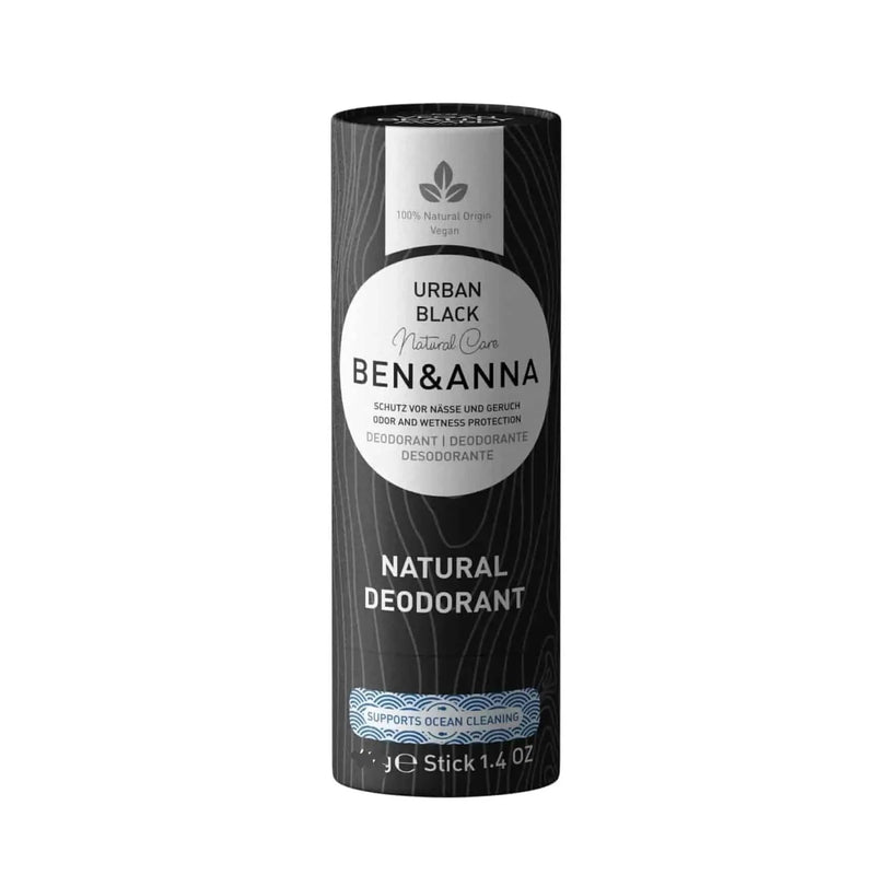 Desodorante Natural Stick Urban Black - 40g. Ben & Anna. Herbolario Salud Mediterranea