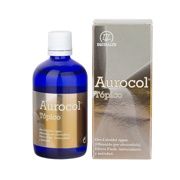 Aurocol Tópico. Oro Coloidal - 100 ml. Equisalud. Herbolario Salud Mediterranea