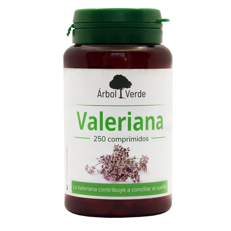 Valeriana - 250 Comprimidos. Árbol Verde. Herbolario Salud Mediterránea