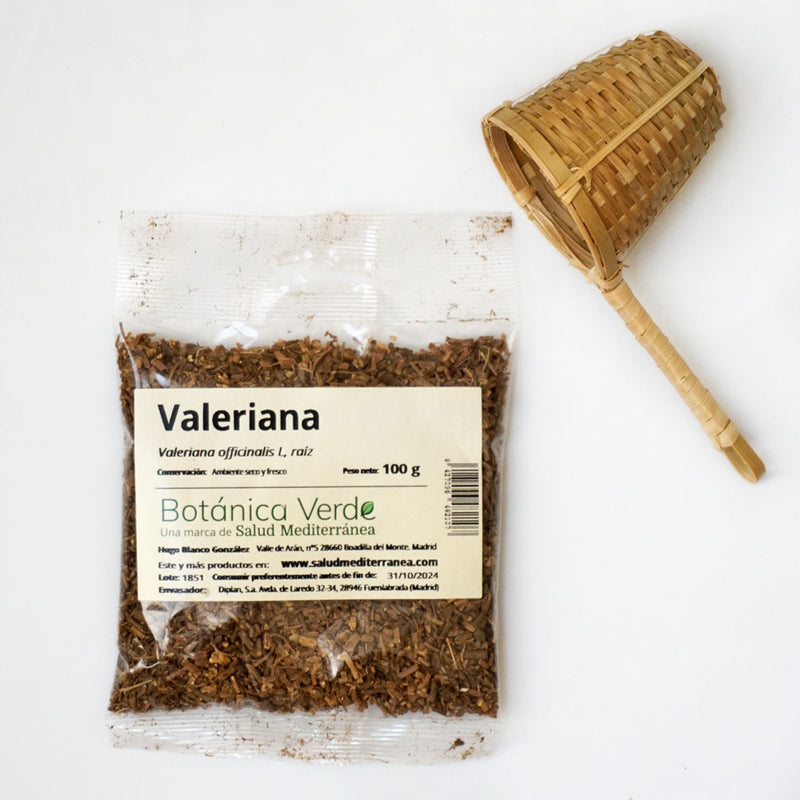 Valeriana en raíz. Planta en bolsa - 100 gr. Botánica Verde