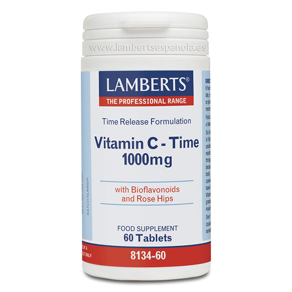 Vitamina C Time 1000 mg - 60 Cápsulas. Lamberts. Herbolario Salud Mediterranea