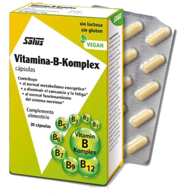 Vitamina B Komplex - 30 Cápsulas. Salus. Herbolario Salud Mediterranea