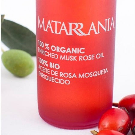 Aceite de Rosa Mosqueta Enriquecido 100% BIO - 30 ml. Matarrania. Herbolario Salud Mediterranea