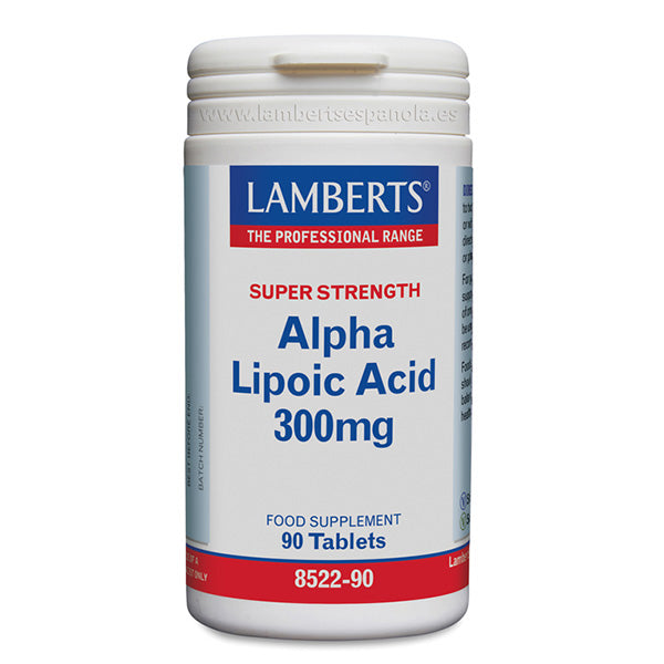 Ácido Alfa Lipoico 300 mg - 90 Cápsulas. Lamberts. Herbolario Salud Mediterránea