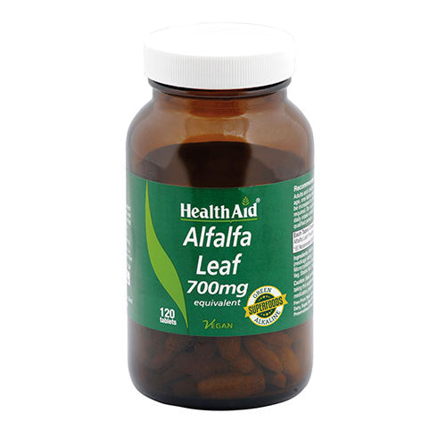 Alfalfa 700 mg - 120 Comprimidos. Health Aid. Herbolario Salud Mediterranea