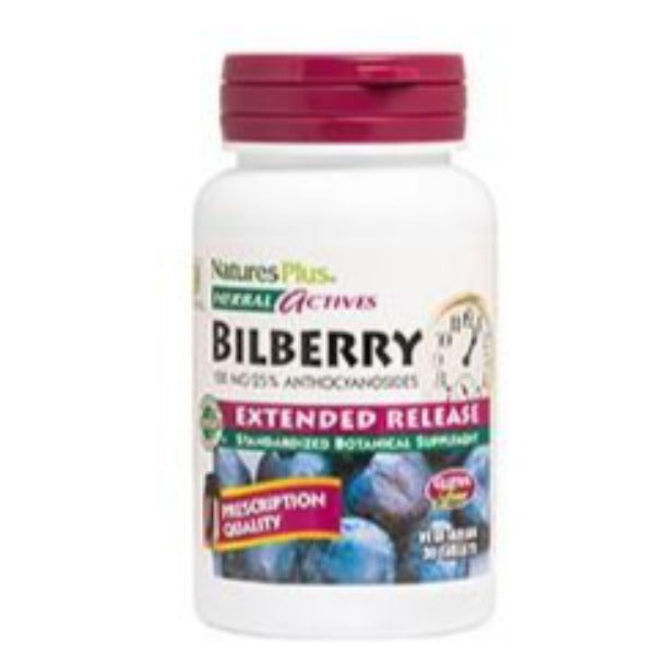 Arándano Azul (Bilberry) - 30 Comprimidos. Natures Plus