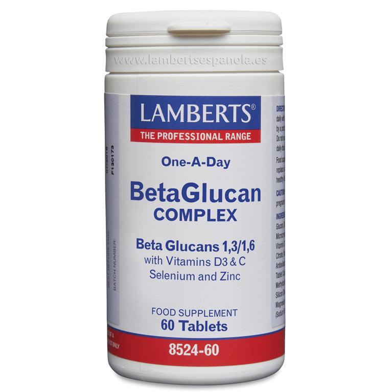 Complejo de Beta Glutacanos - 60 Tabletas. Lamberts. Herbolario Salud Mediterranea