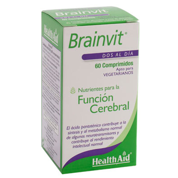 Brainvit - 60 Comprimidos. Health Aid. Herbolario Salud Mediterránea