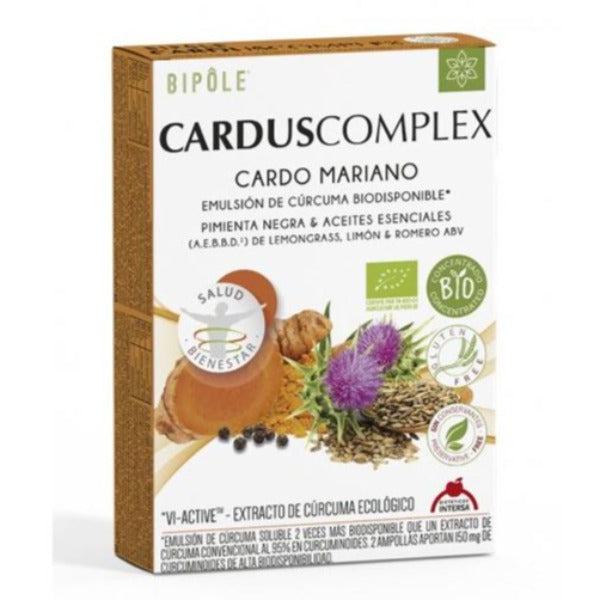 Cardus Complex - 20 Ampollas. Dietéticos Intersa. Herbolario Salud Mediterránea