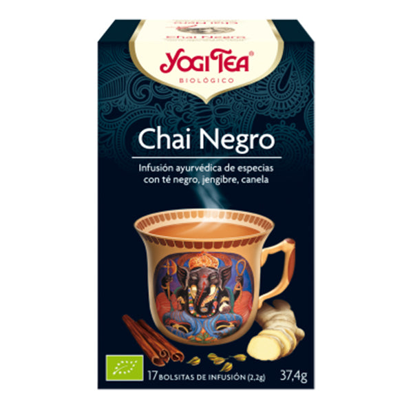 Chai Negro - 17 Filtros. Yogi Tea. Herbolario Salud Mediterranea