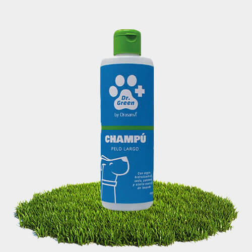 Champú para pelo largo perros y gatos - 250 ml. Dr. Green. Herbolario Salud Mediterránea