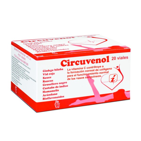 Circuvenol - 20 Viales. DIS. Herbolario Salud Mediterranea