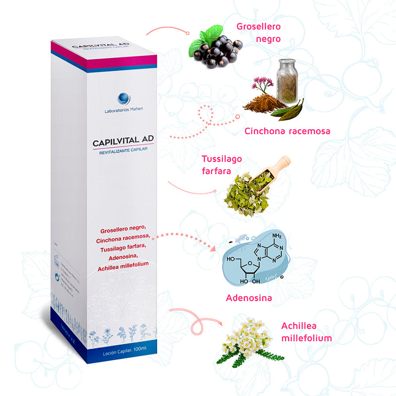 Capilvital AD - 100 ml. Laboratorios Mahen. Herbolario Salud Mediterránea