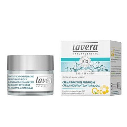 Basis Sensitiv Crema Dia Q10 - 50 ml. Lavera. Herbolario Salud Mediterranea