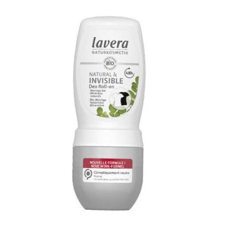 Desodorante Roll-On 48H Invisible & Natural BIO - 50 ml. Lavera. Herbolario Salud Mediterranea