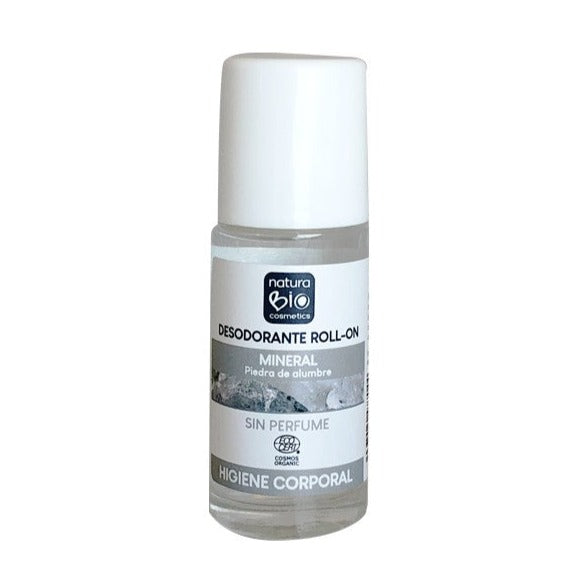 Desodorante Roll-On Mineral Sin Perfume BIO - 50 ml. Natua BIO. Herbolario Salud Mediterranea