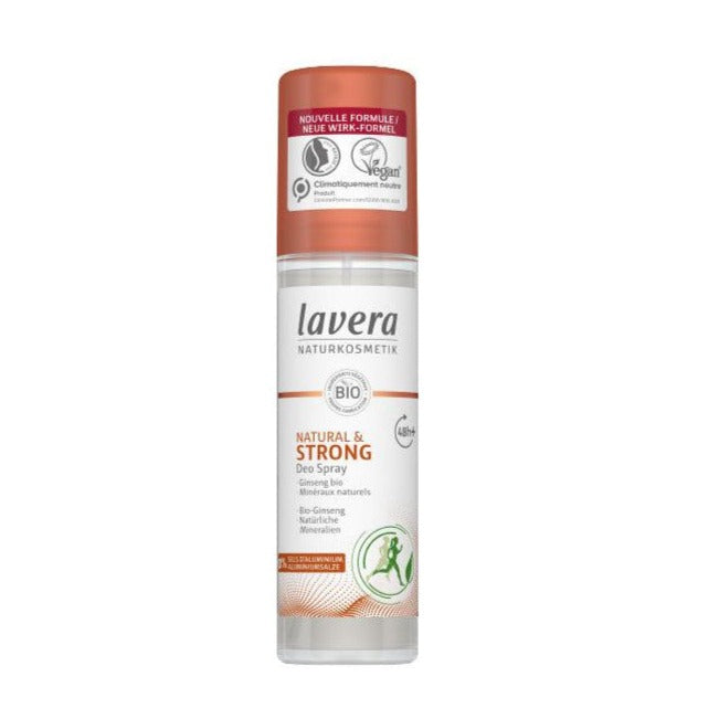 Desodorante Spray Natural y Fuerte BIO - 75 ml. Lavera. Herbolario Salud Mediterranea
