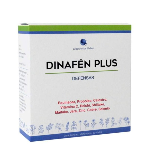 Dinafén Plus - 20 Viales. Laboratorios Mahen. Herbolario Salud Mediterránea