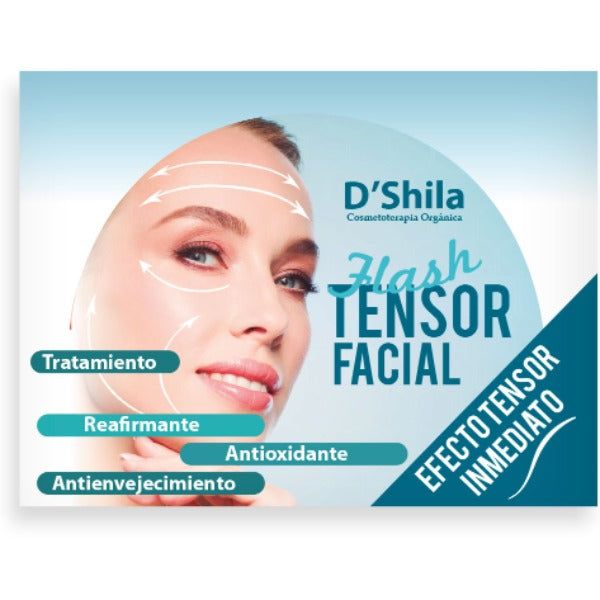 Flash Tensor Facial BIO con Colágeno y Elastina - 12 ml. D'Shila. Herbolario Salud Mediterranea