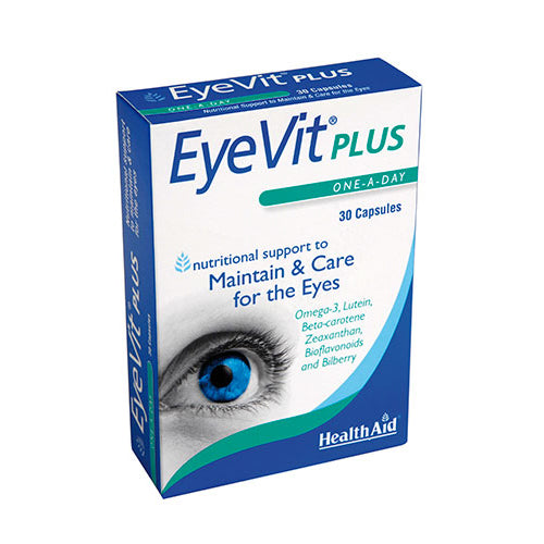 EyeVit® PLUS - 30 Cápsulas. Health Aid. Herbolario Salud Mediterránea