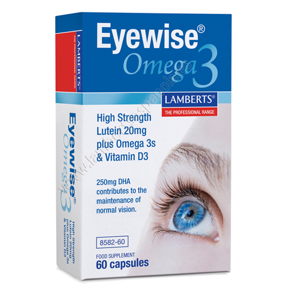 Eyewise Omega 3 - 60 Cápsulas. Lamberts. Herbolario Salud Mediterranea