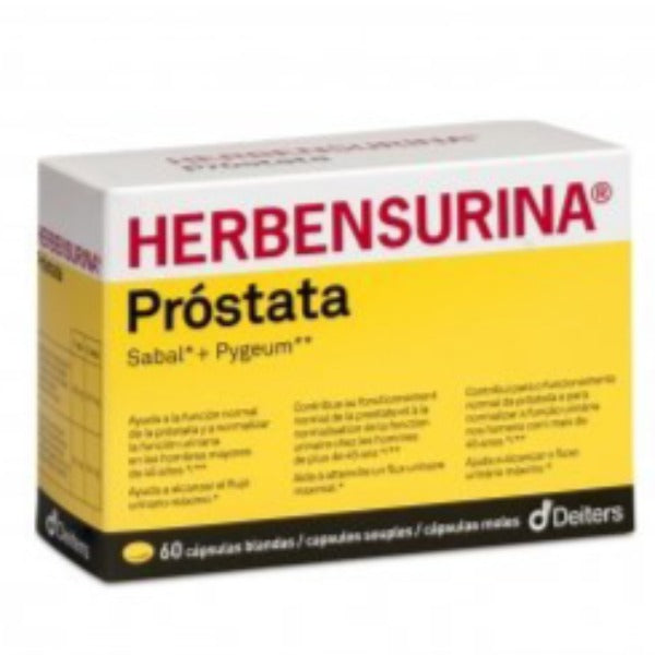 Herbensurina Próstata - 60 cápsulas. Deiters. Herbolario Salud Mediterranea