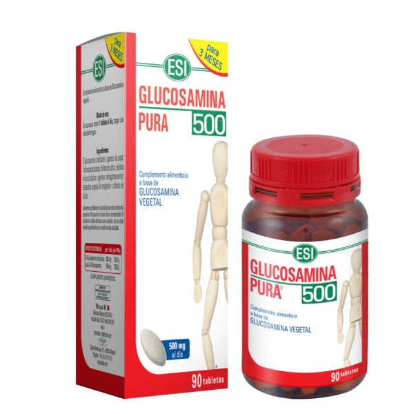 Glucosamina Pura 500mg - 90 Tabletas. ESI. Herbolario Salud Mediterránea