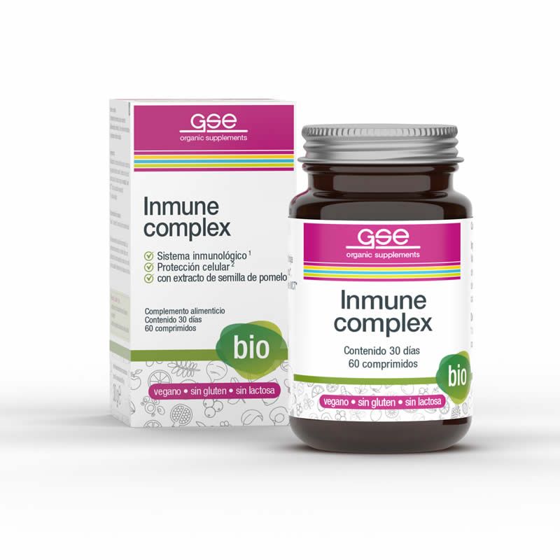 Inmune Complex BIO - 60 Comprimidos. GSE Organic Supplements. Herbolario Salud Mediterranea