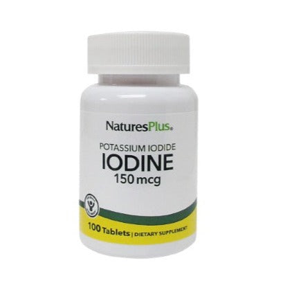 Iodine (Yoduro de Potasio) - 100 Comprimidos. Natures Plus. Herbolario Salud Mediterranea