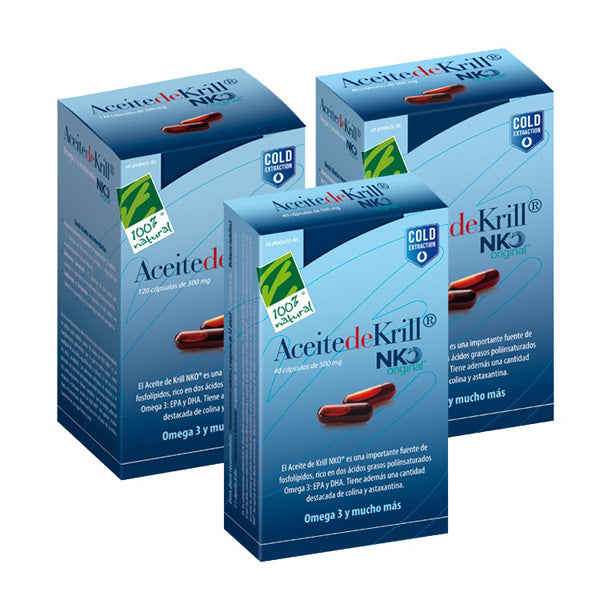 Aceite de Krill - 120 Cápsulas. 100% Natural. Herbolario Salud Mediterranea