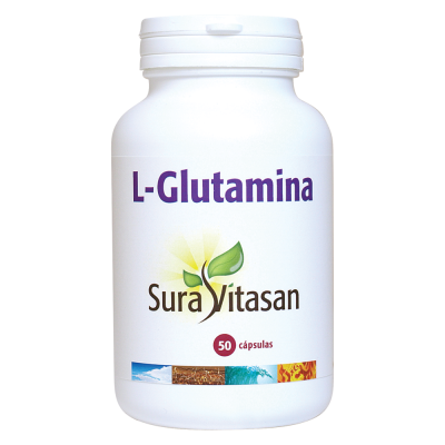 L-Glutamina - 50 cápsulas. Sura Vitasan. Herbolario Salud Mediterránea