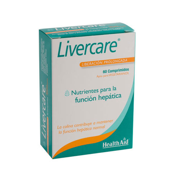 Livercare - 60 Comprimidos. Health Aid. Herbolario Salud Mediterránea