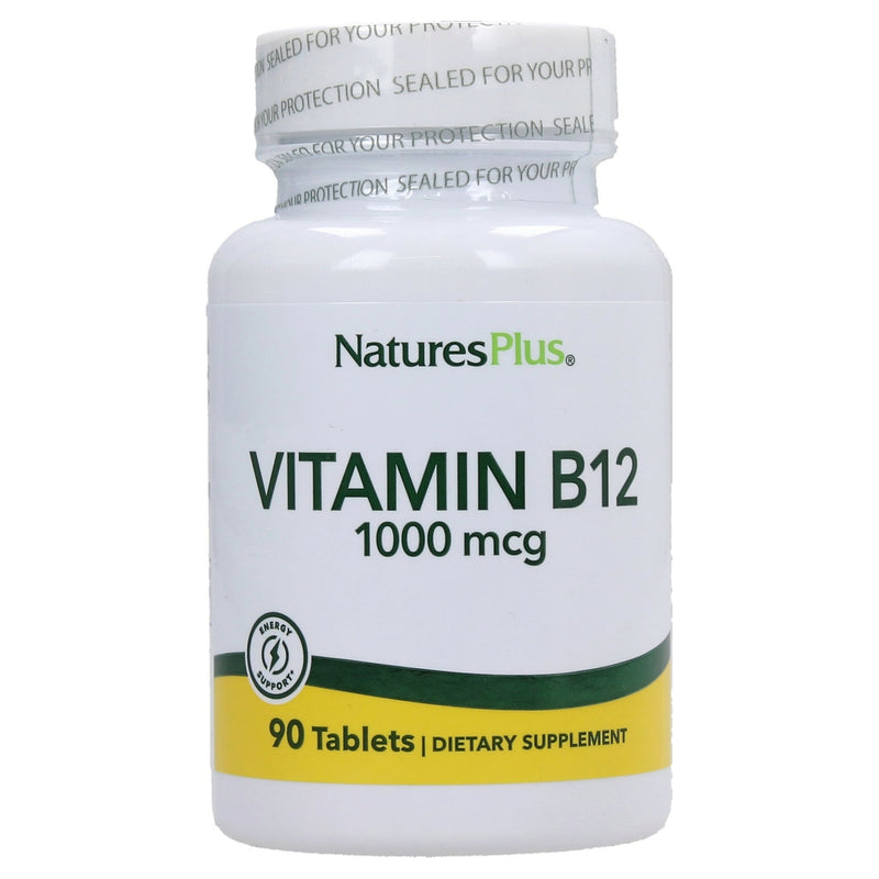 Vitamina B12 1000 mcg - 90 Comprimidos. Natures Plus. Herbolario Salud Mediterranea