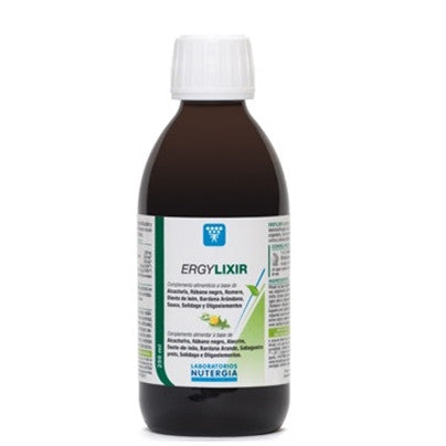 ErgyLixir - 250 ml. Laboratorios Nutergia. Herbolario Salud Mediterránea