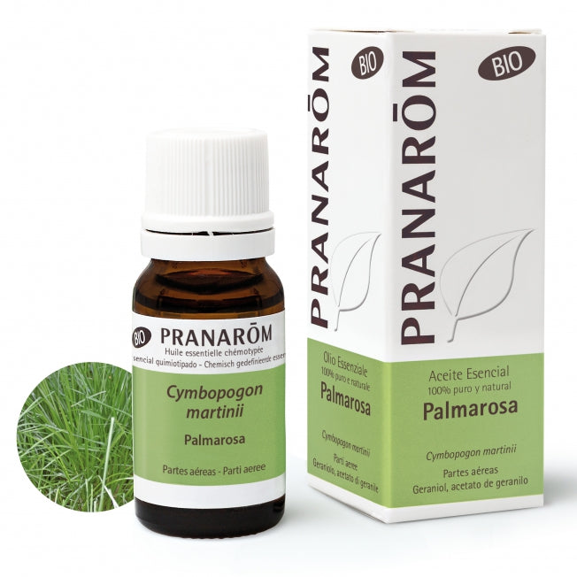 Aceite Esenciale Palmarosa BIO - 10 ml. Pranarom