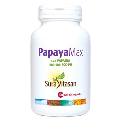 PapayaMax - 100 VegCaps. Sura Vitasan. Herbolario Salud Mediterránea