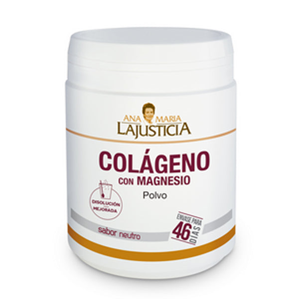 Colágeno con Magnesio en Polvo sabor Neutro - 350 g. Ana Mª Lajusticia. Herbolario Salud Mediterranea