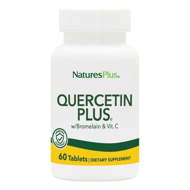 Quercetin Plus - 60 Tabletas. Natures Plus. Herbolario Salud Mediterranea