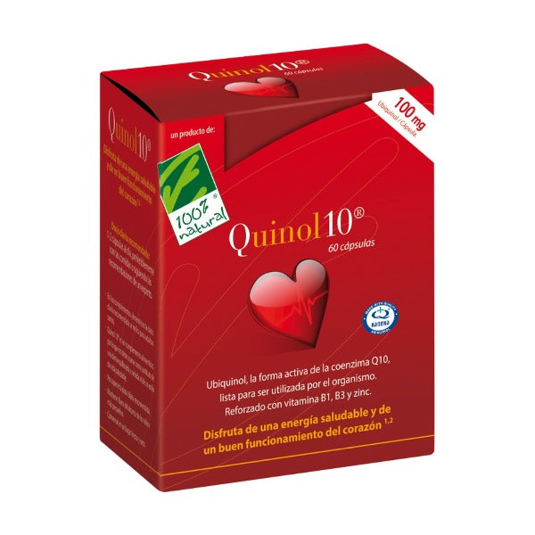 Quinol 10 100 mg - 60 cápsulas. 100% Natural. Herbolario Salud Mediterránea