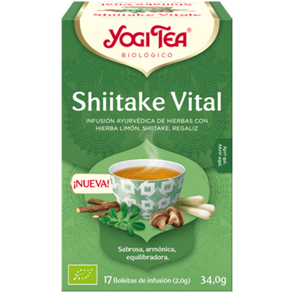 Shiitake Vital - 17 Filtros. Yogi Tea. Herbolario Salud Mediterranea