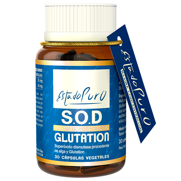 SOD Glutation - 30 cápsulas. Tongil. Herbolario Salud Mediterránea