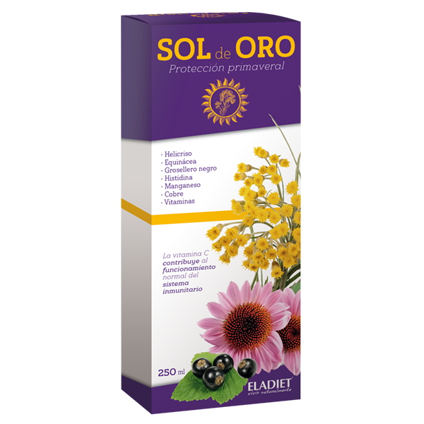 Sol de Oro Jarabe - 250 ml. Eladiet. Herbolario Salud Mediterránea