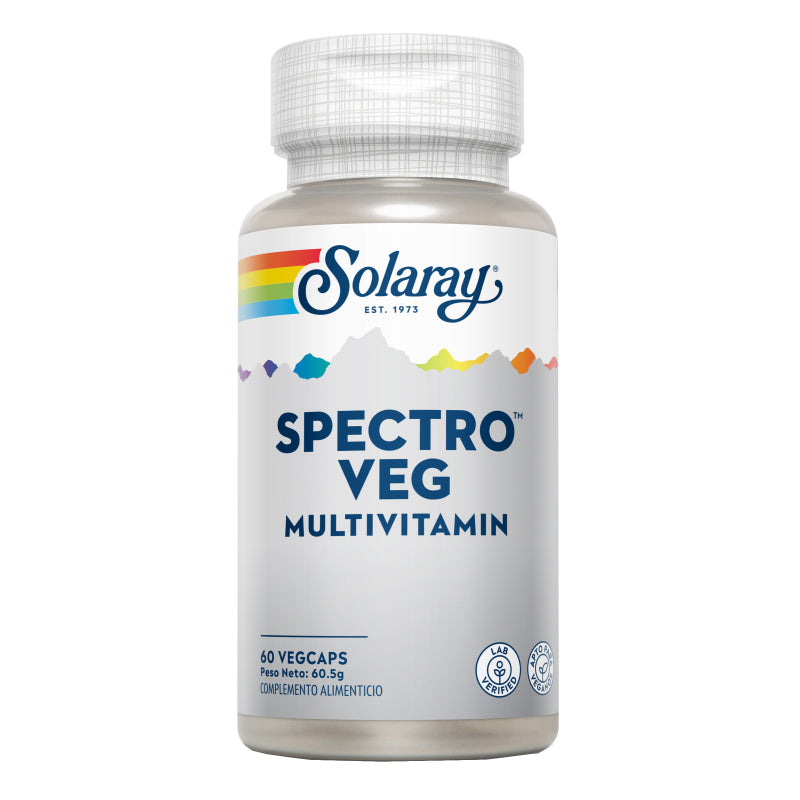 Spectro VEG Multivitamin - 60 Cápsulas Vegetales. Solaray. Herbolario Salud Mediterránea