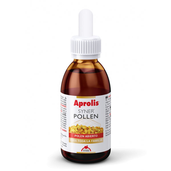 Botella de Aprolis Syner Pollen - 60 ml. Dietéticos Intersa. Herbolario Salud Mediterránea