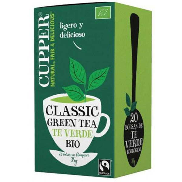 Chá Verde Clássico BIO - 20 Filtros. copeiro