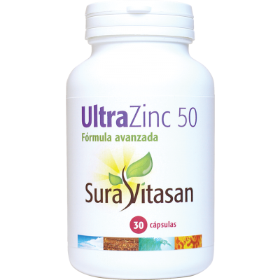 Ultra Zinc 50 - 90 Cápsulas. Sura Vitasan. Herbolario Salud Mediterránea