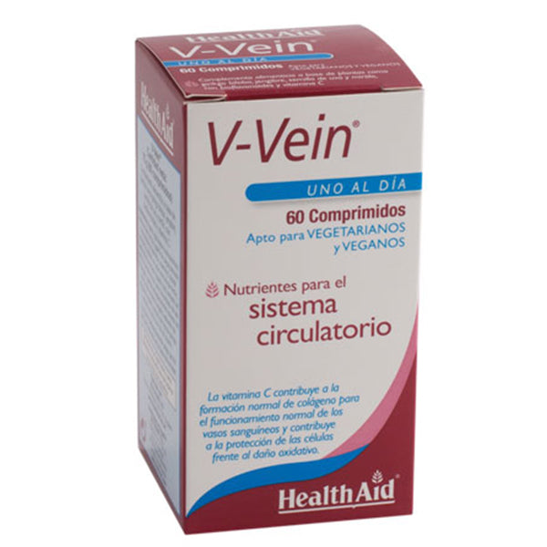 V-Vein - 60 Comprimidos. Health Aid. Herbolario Salud Mediterránea