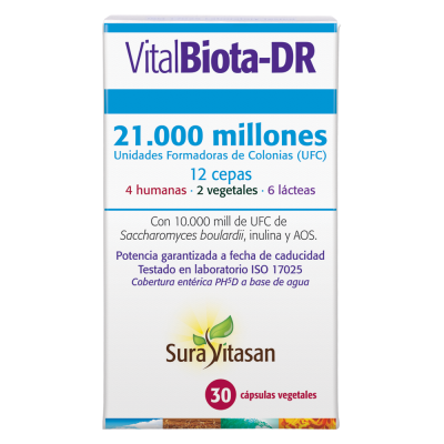 Vital Biota-DR - 30 Cápsulas vegetales. Sura Vitasan. Herbolario Salud Mediterránea